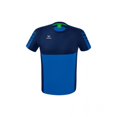 Erima Sport T-shirt Six Wings (100% Polyester, quick-drying, comfortable feel) royal blue/navy blue Men